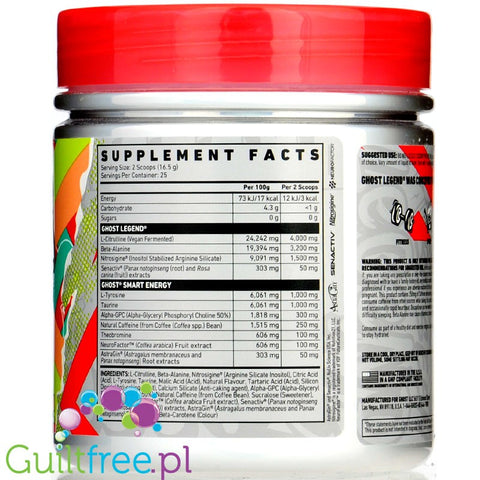 Ghost® Legend V2 Int 25 Serving Peach