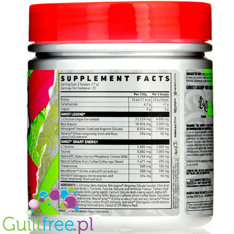 Ghost® Legend V2 Int 25 Serving Warheads Watermelon