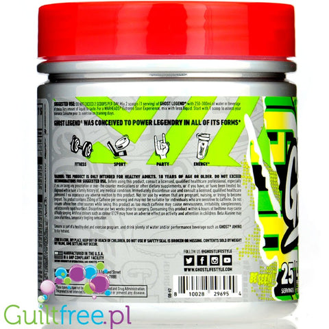 Ghost® Legend V2 Int 25 Serving Warheads Watermelon
