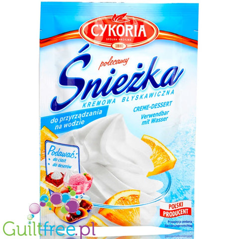 Cykoria Sniezka whipping base dessert fix for water