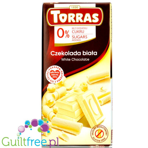 Torras White chocolate No suggars added White chocolate