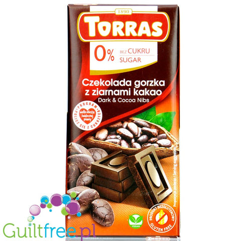 Torras Chocolate negro con nibs de cacao 