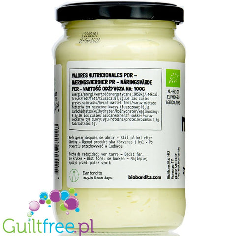 Bio Bandits Organic Mayo - keto, 100% sugar free
