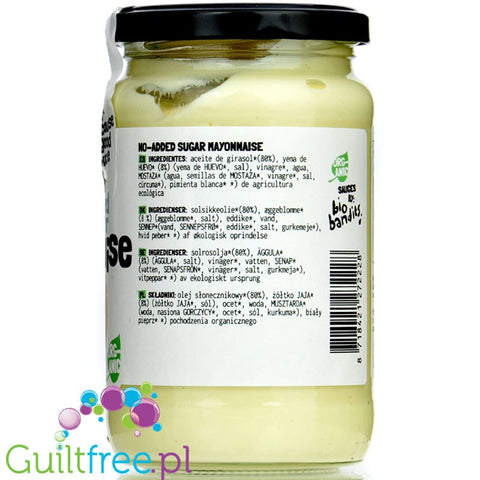 Bio Bandits Organic Mayo - keto, 100% sugar free