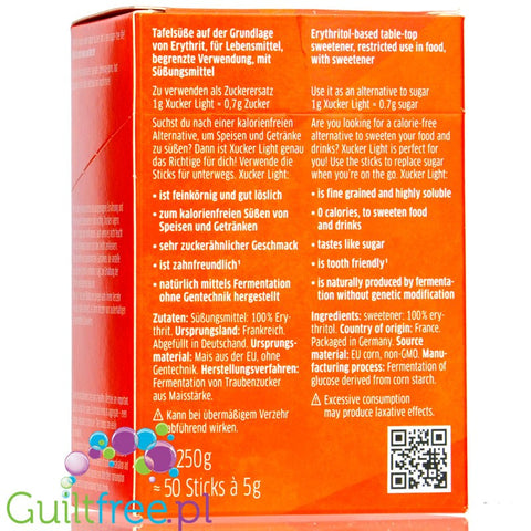 Xucker Light Sticks in a box (50 x 5 g), 250 g
