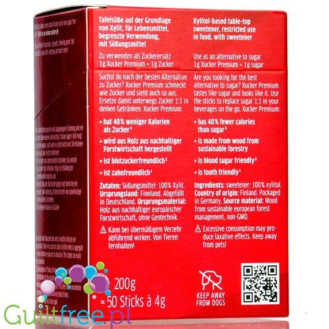 Xucker Premium Sticks in a box (50 x 4 g), 200 g