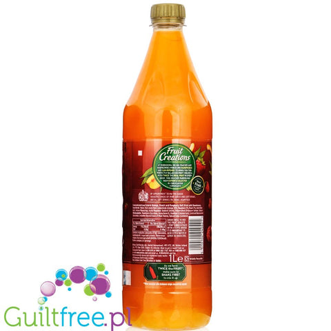 Robinsons Fruit Creations Delicious Peach & Raspberry Squash No Added Sugar 1 Litre