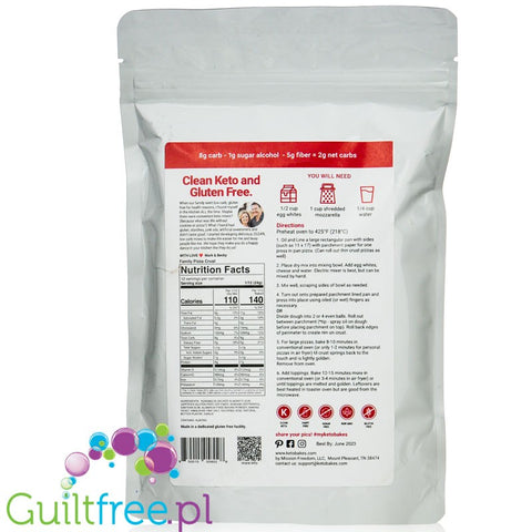 Keto Bakes Family Pizza Crust Mix 10.8 oz