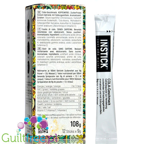 INSTICK Cola sugar free instant drink