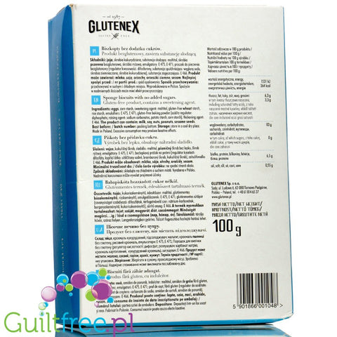 Glutenex gluten free, sugar free sponga cakes