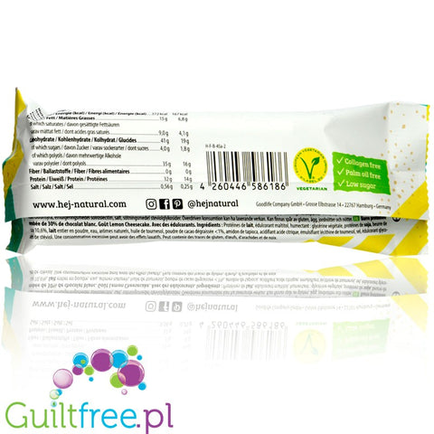 HEJ Crispy Bar  Lemon & Cheesecake protein bar