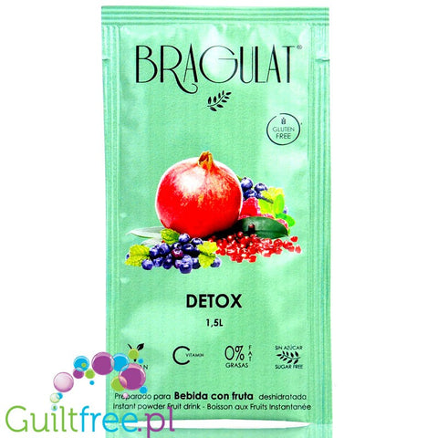 Bragulat Fruit Drink sugar free instant drink in a sachet, with B12 vitamin