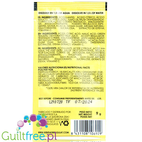 Bragulat Fruit Drink sugar free instant drink in a sachet, with vitamin C