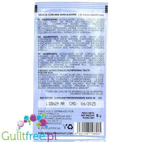Bragulat Fruit Drink sugar free instant drink in a sachet, with vitamin C