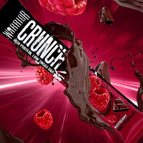 Warrior Crunch Raspberry Dark Chocolate Protein Bar