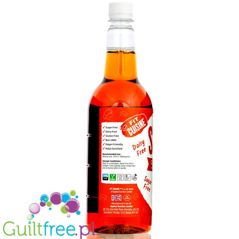 Applied Fit Cuisine Barista Coffee Syrup Cinnamon Bun 1 Litre