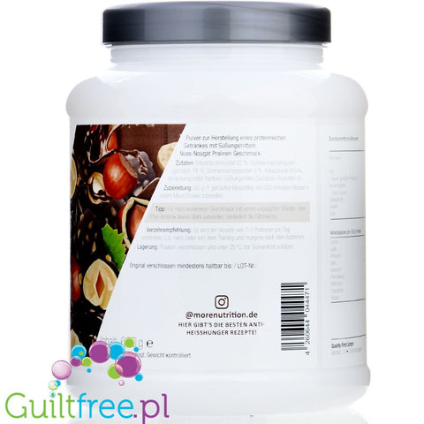 More Nutrition Total Vegan Protein Nuss-Nougat Praliné, sachet 30g