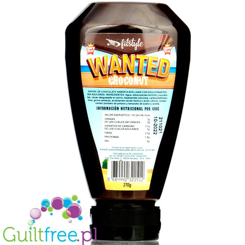 FitStyle Wanted Syrup Zero Choco Hazelnut