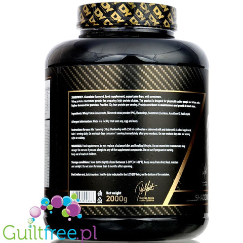 Dorian Yates ShadoWhey, Chocolate - 2000 grams