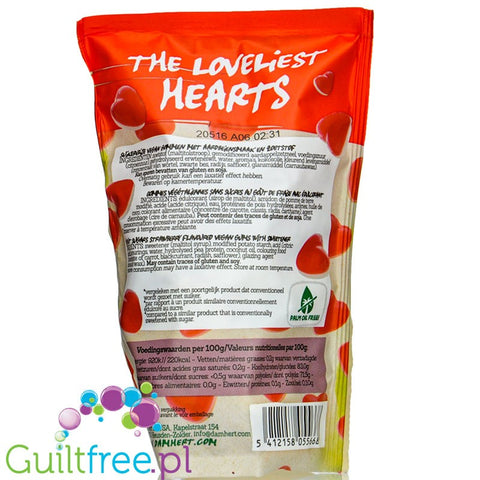 Damhert Love Hearts sugar free soft vegan jellies
