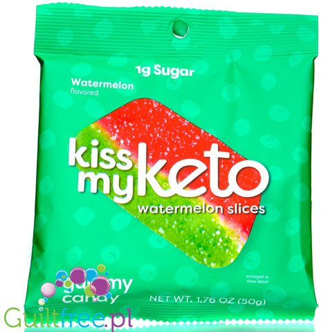 Kiss My Keto Watermelon Slices - MCT infused fruity gummy bears
