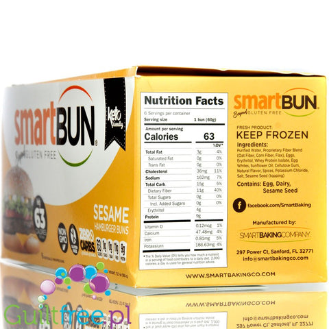 Smart Baking Company SmartBun Sesame Seed