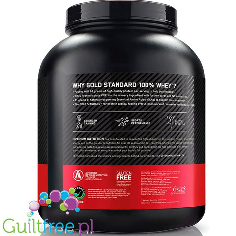 Optimum Nutrition, Whey Gold Standard 100%, Double Rich Chocolate, 5LBS