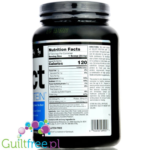 PEScience Select Protein (2lbs) Peanut Butter Cookie