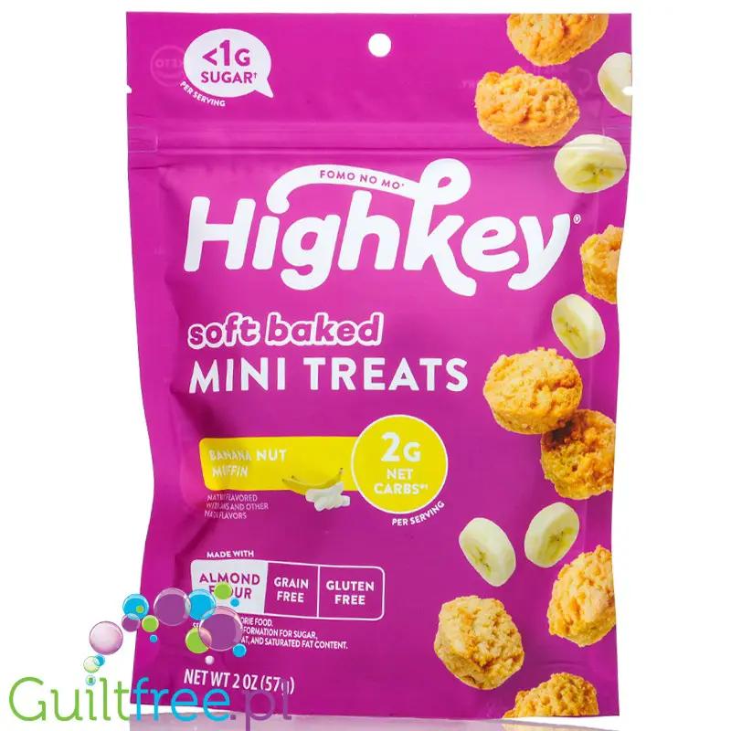 HighKey Snacks Keto Soft Baked Mini Treats Banana Nut Muffin – Guiltfree