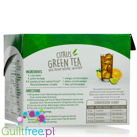 Truvia sweetener 80 packets  - stevia  erythritol 0kcal sweetener