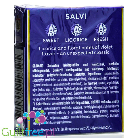 Läkerol Raspberry Lemongrass - sugar free licorice  with stevia