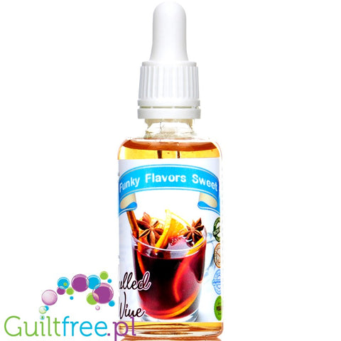 Funky Flavors Sweet Mulled Wine - sweetened, liquid, sugar & fat free food flavoring