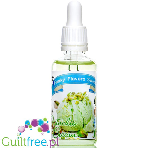 Funky Flavors Sweet Pistachio Ice Cream - sweetened, liquid, sugar & fat free food flavoring