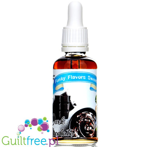 Funky Flavors Sweet Dark Chocolate sugar free liquid flavor with sucralose