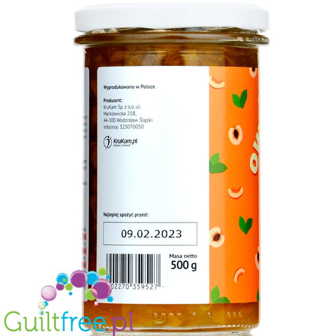 Krukam Peach in sugar free Jelly