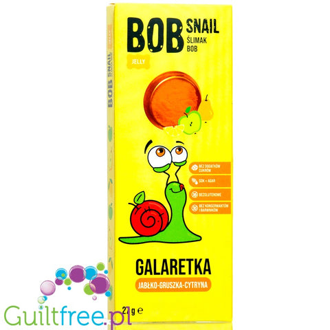 Bob Snail Fruit Apple, Pear & Lemon snack with no added sugar