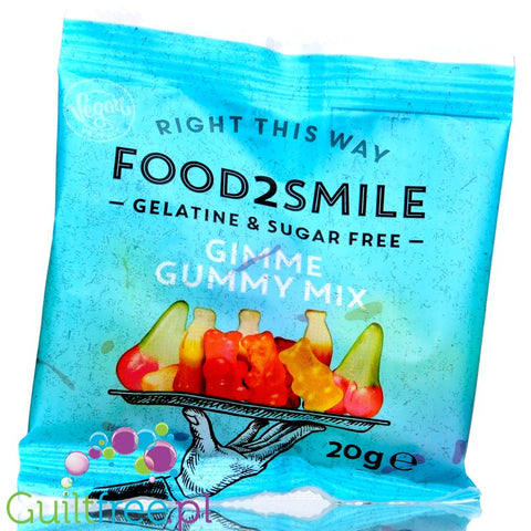 Foods2Smile Gimme Gummy Mix Mini Bag  - sugar free jelly bears
