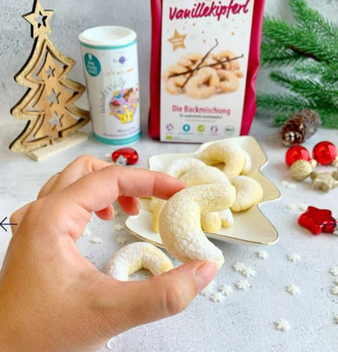 Principessa Christmas Organic Baking Mix, Vanilla Crescents With No Added Sugar