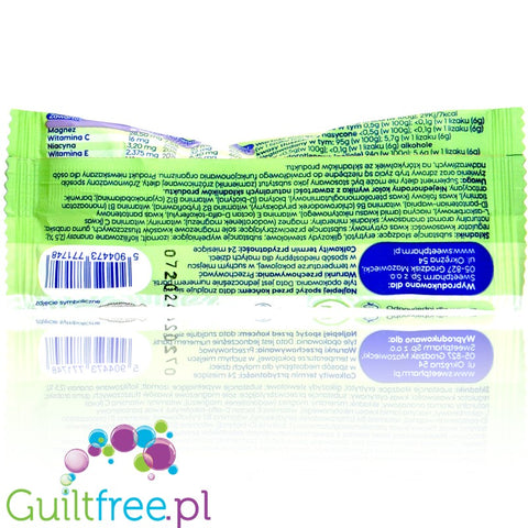 Mniam sugarfree orange lollipop with stevia and xylitol