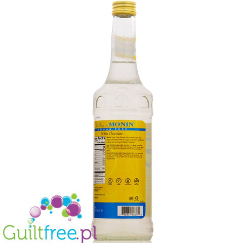 Monin Sugar Free Syrup White Chocolate 0,75L USA
