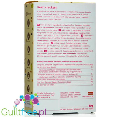 The Beginnings Seed crackers with see salt 80 g