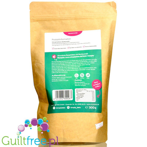 Simply Keto  Bamboo flour 300g finely ground