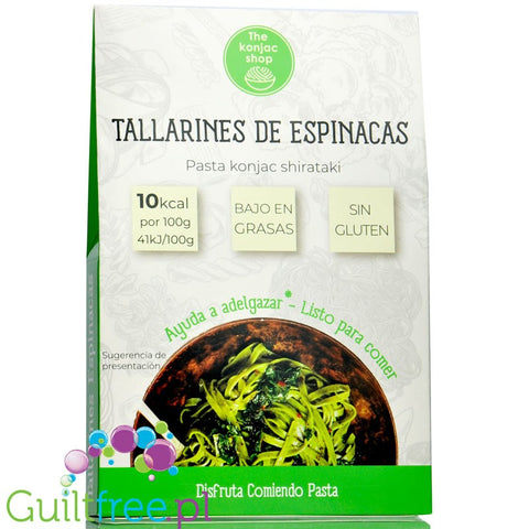 Konjac Shop Spaghetti konjac Spinach