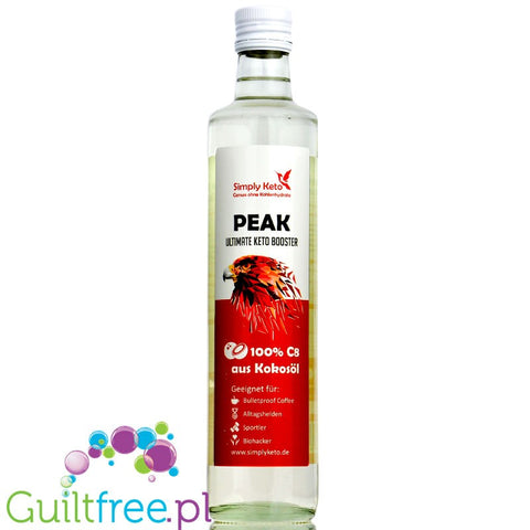 Simply Keto Peak C8 oil 500ml with 3X More Ketones, Highest 99.8% Purity 1L