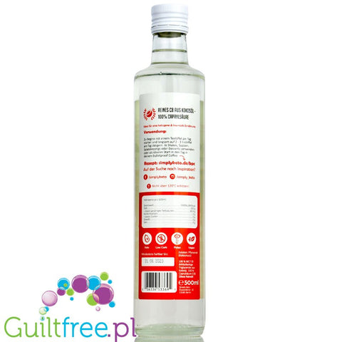 Simply Keto Peak C8 oil 500ml with 3X More Ketones, Highest 99.8% Purity 1L