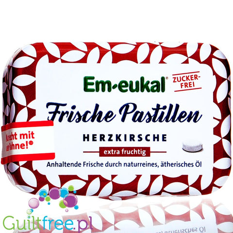 Em-eukal Frische Pastillen Herzkirsche zuckerfrei 20g