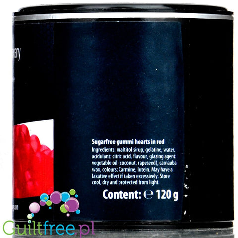 Crackers Company Red Hearts - sugar free soft heart jellies