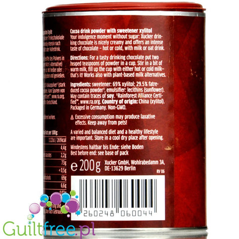 Xucker  Hot chocolate with xylitol 200 g
