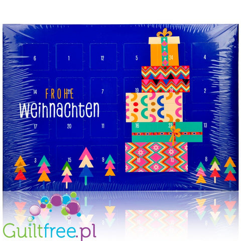 Xucker Veganer Adventskalender Edelbitter-Schokolade mit Xylit