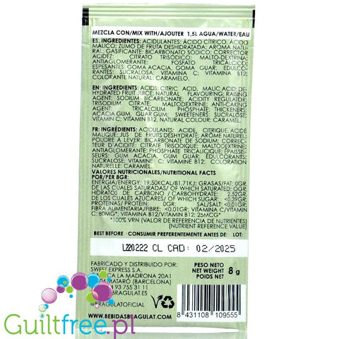 Bragulat Fruit Drink sugar free instant drink in a sachet, with vitamin C